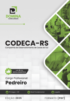 Apostila Técnico em Contabilidade CODECA RS 2025 8 Apostila Pedreiro CODECA RS 2025