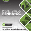 Apostila Prefeitura Penha SC 2025 Auxiliar Administrativo
