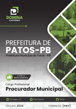 Apostila Procurador Municipal Patos PB 2025
