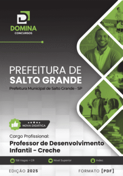 Apostila Professor de Desenvolvimento Infantil Salto Grande SP 2025