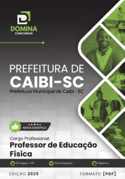 Apostila Professor de Educação Física Caibi SC 2025