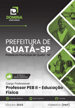 Apostila Professor de Educação Física Quatá SP 2025