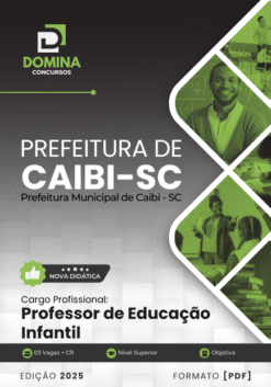 Apostila Professor de Educação Infantil Caibi SC 2025