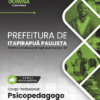 Apostila Psicopedagogo Itapirapuã Paulista SP 2025