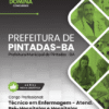 Apostila Técnico em Enfermagem Atendimento Pintadas BA 2025