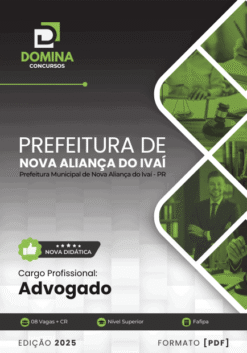 Apostila Advogado Nova Aliança do Ivaí PR 2025