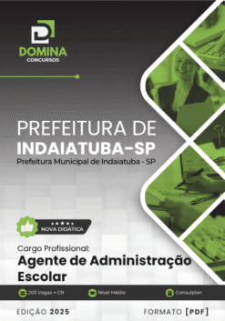 Apostila Agente de Administração Escolar Indaiatuba SP 2025