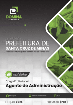 Apostila Agente de Administração Santa Cruz de Minas MG 2025