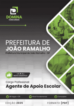 Apostila Agente de Apoio Escolar João Ramalho SP 2025
