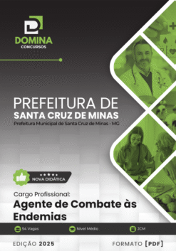 Apostila Agente de Combate às Endemias Santa Cruz de Minas MG 2025