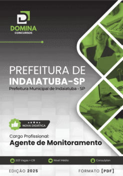 Apostila Agente de Monitoramento Indaiatuba SP 2025
