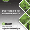 Apostila Agente de Serviços Gerais Nova Aliança do Ivaí PR 2025