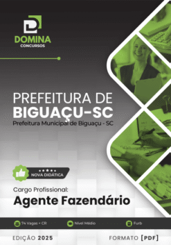 Apostila Agente Fazendário Biguaçu SC 2025
