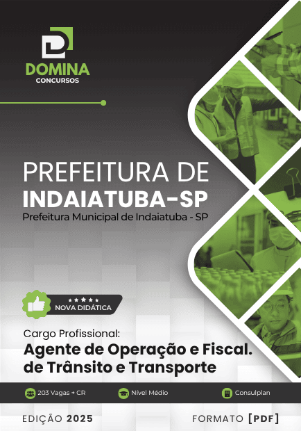 Apostila Agente Operação e Fiscalização Trânsito Indaiatuba SP 2025 1 Apostila Agente Operação e Fiscalização Trânsito Indaiatuba SP 2025