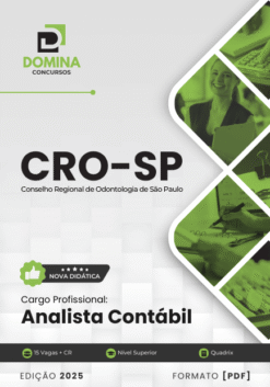 Apostila Analista Contábil CRO SP 2025