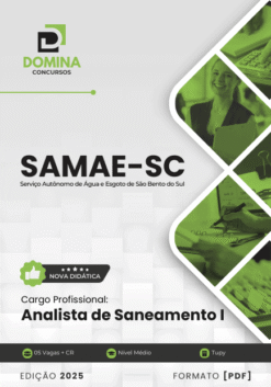 Apostila Analista de Saneamento SAMAE São Bento do Sul SC 2025