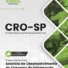 Apostila Analista Desenvolvimento Sistemas Informação CRO SP 2025