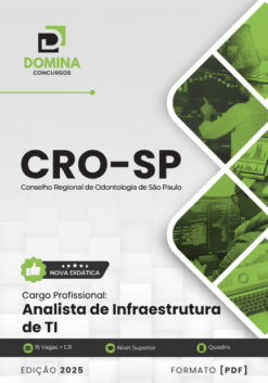 Apostila Analista Infraestrutura Tecnologia Informação CRO SP 2025