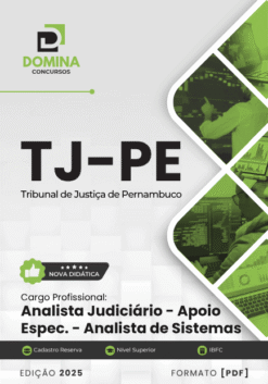 Apostila Analista Judiciário Analista de Sistemas TJ PE 2025