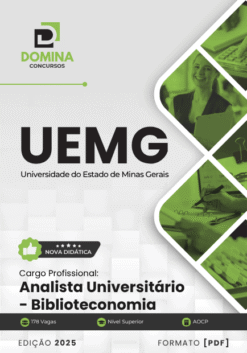 Apostila Analista Universitário Biblioteconomia UEMG 2025
