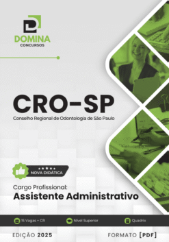 Apostila Assistente Administrativo CRO SP 2025