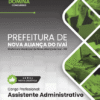 Apostila Assistente Administrativo Nova Aliança do Ivaí PR 2025