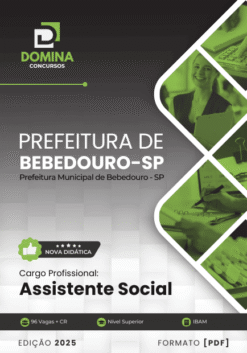 Apostila Assistente Social Bebedouro SP 2025