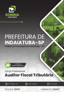 Apostila Auditor Fiscal Tributário Indaiatuba SP 2025