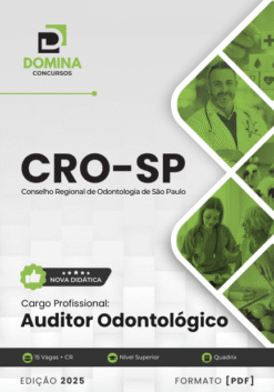 Apostila Auditor Odontológico CRO SP 2025
