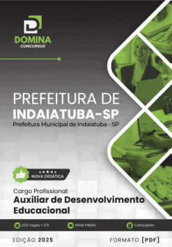 Apostila Auxiliar de Desenvolvimento Educacional Indaiatuba SP 2025