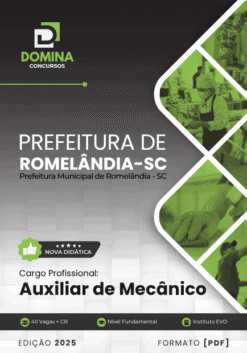 Apostila Auxiliar de Mecânico Romelândia SC 2025