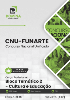 Apostila BLOCO 2 Cultura e Educação FUNARTE CNU 2025