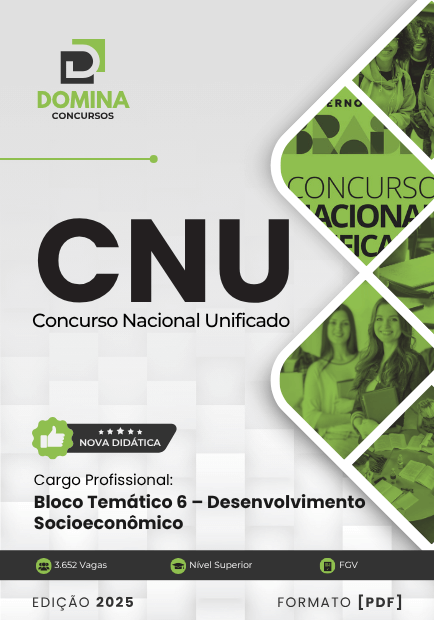 Apostila BLOCO 6 Desenvolvimento Socioeconômico CNU 2025 2 Apostila BLOCO 6 Desenvolvimento Socioeconômico CNU 2025