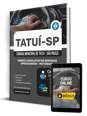 Apostila Câmara de Tatuí - SP 2025 - Agente Legislativo de Serviços Operacionais - Motorista 1 Apostila Câmara de Tatuí - SP 2025 - Agente Legislativo de Serviços Operacionais - Motorista