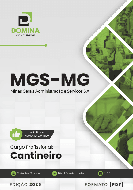 Apostila Cantineiro MGS MG 2025 1 Apostila Cantineiro MGS MG 2025