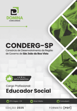 Apostila CONDERG SP 2025 Educador Social