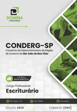 Apostila CONDERG SP 2025 Escriturário