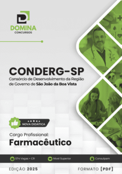 Apostila CONDERG SP 2025 Farmacêutico