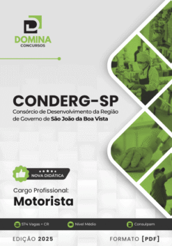 Apostila CONDERG SP 2025 Motorista