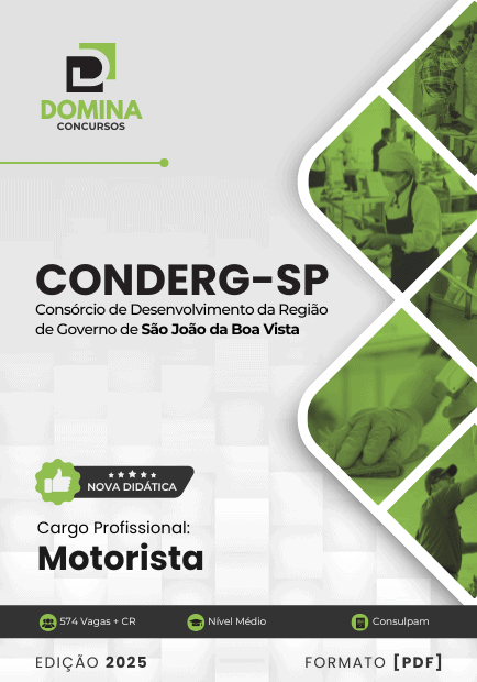 Apostila CONDERG SP 2025 Motorista 1 Apostila CONDERG SP 2025 Motorista