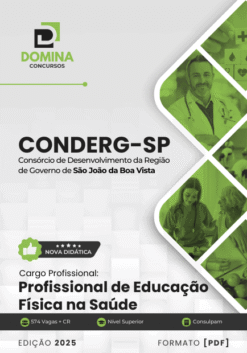 Apostila CONDERG SP 2025 Profissional de Educação Física Saúde