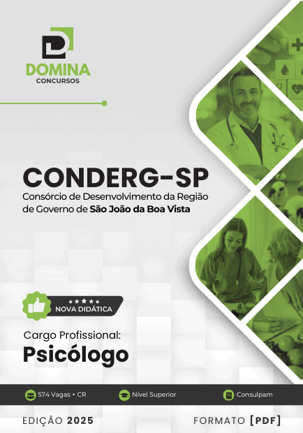 Apostila CONDERG SP 2025 Psicólogo 1 Apostila CONDERG SP 2025 Psicólogo