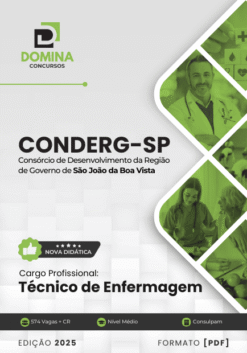 Apostila CONDERG SP 2025 Técnico de Enfermagem