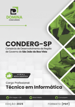 Apostila CONDERG SP 2025 Técnico em Informática
