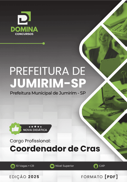 Apostila Coordenador de CRAS Jumirim SP 2025 1 Apostila Coordenador de CRAS Jumirim SP 2025