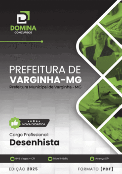 Apostila Desenhista Varginha MG 2025
