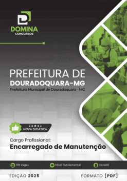 Apostila Encarregado de Manutenção Douradoquara MG 2025