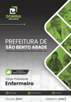 Apostila Enfermeiro São Bento Abade MG 2025