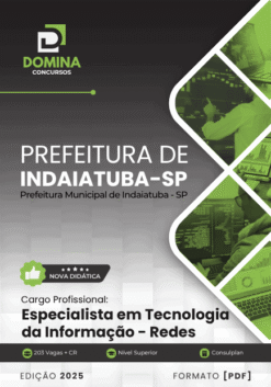 Apostila Especialista em Tecnologia da Informação Redes Indaiatuba SP 2025
