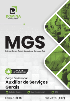 Apostila MGS MG 2025 Auxiliar de Serviços Gerais